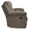 Laresview Reclining Console Loveseat