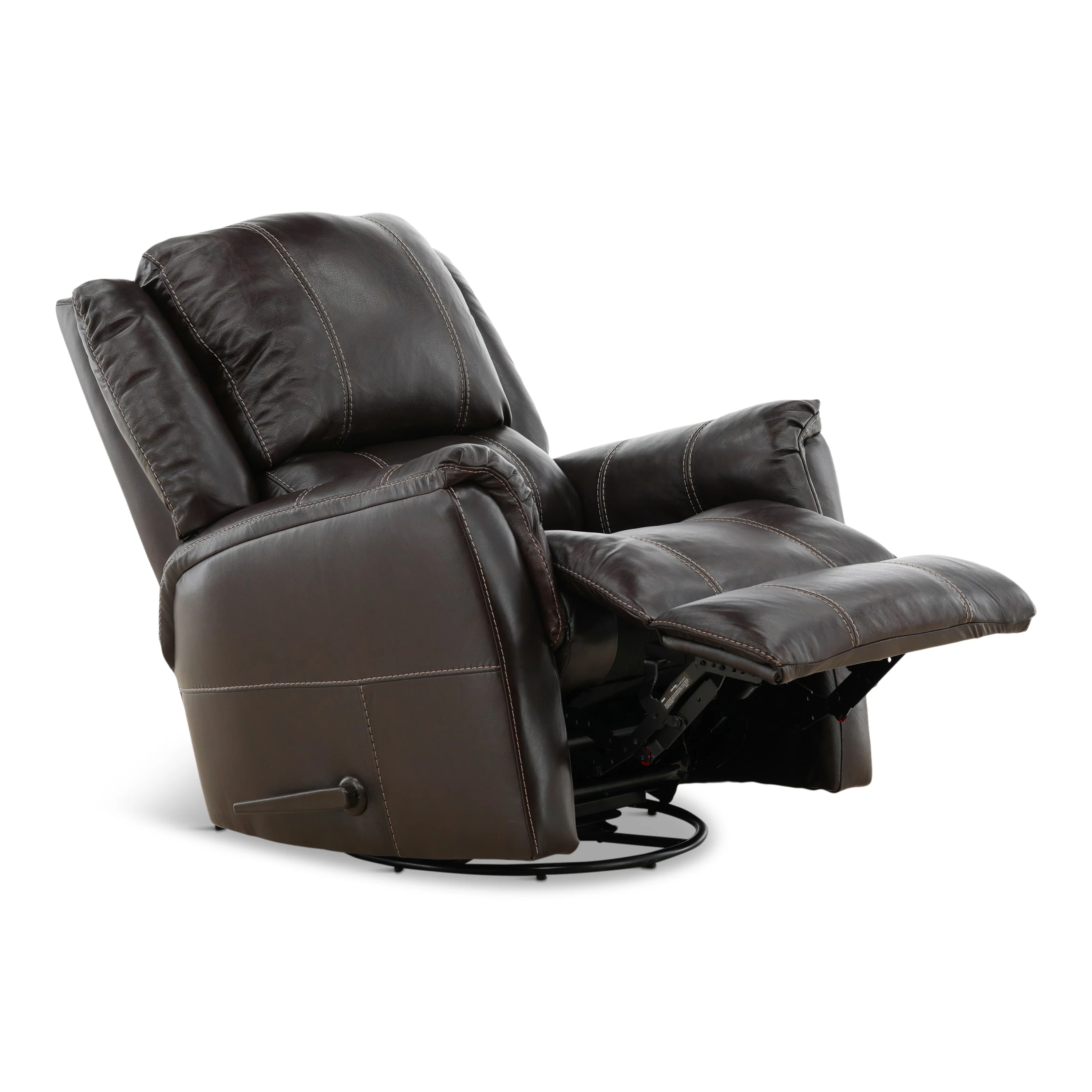 Delia Leather Swivel Glider Rocker Recliner