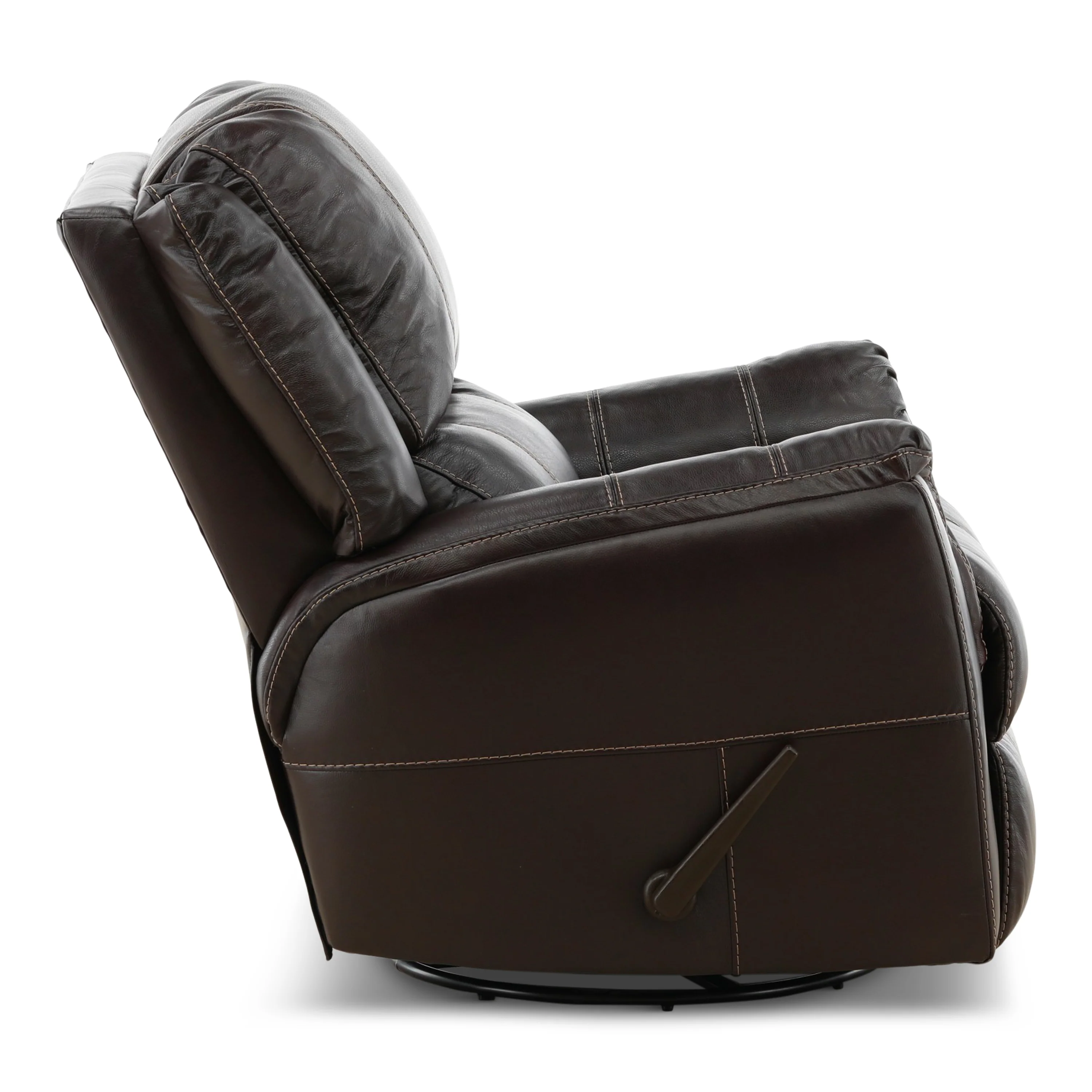 Delia Leather Swivel Glider Rocker Recliner