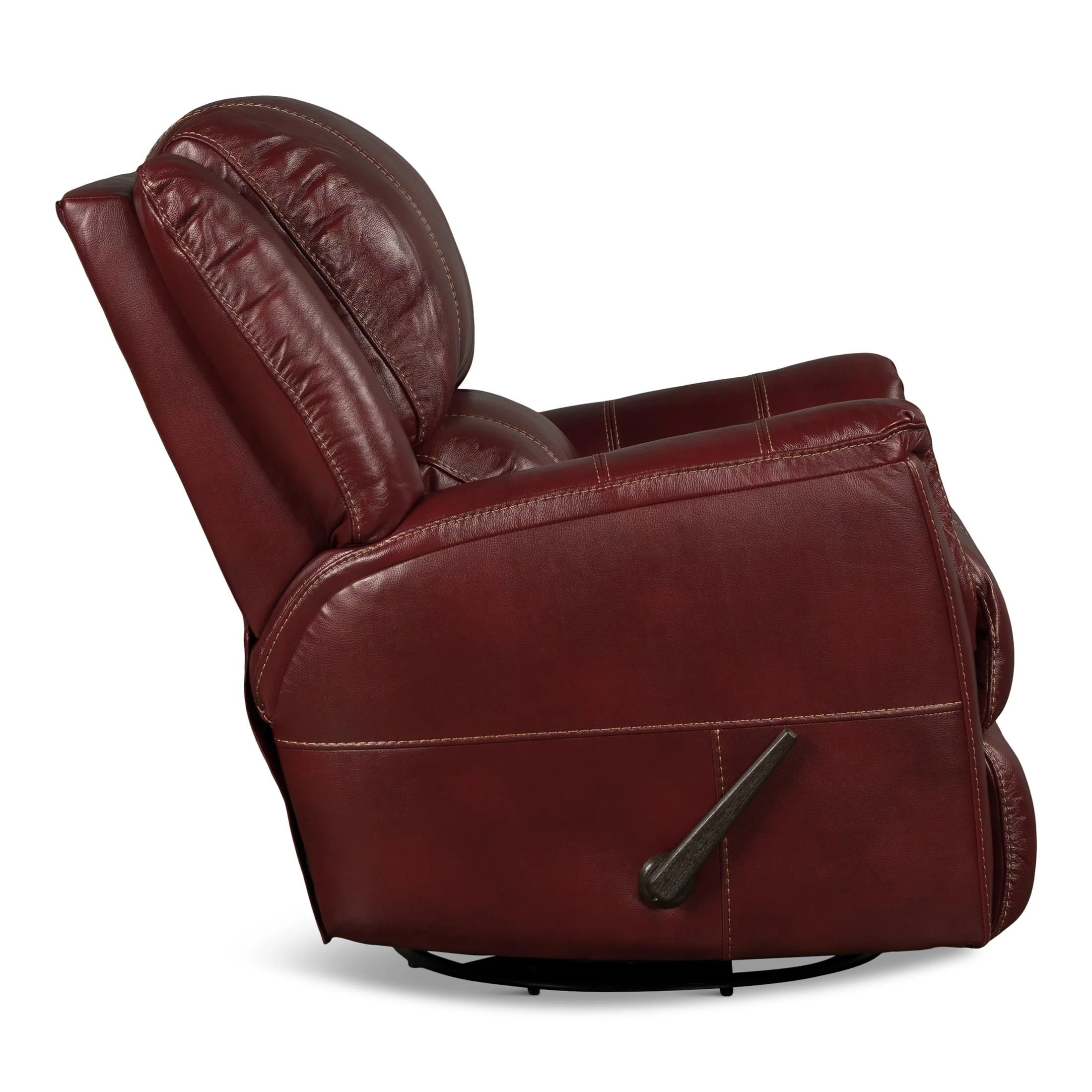 Delia Leather Swivel Glider Rocker Recliner
