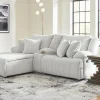 Top Tier Left Facing 3-Piece Reclining Sectional Sofa with Chaise