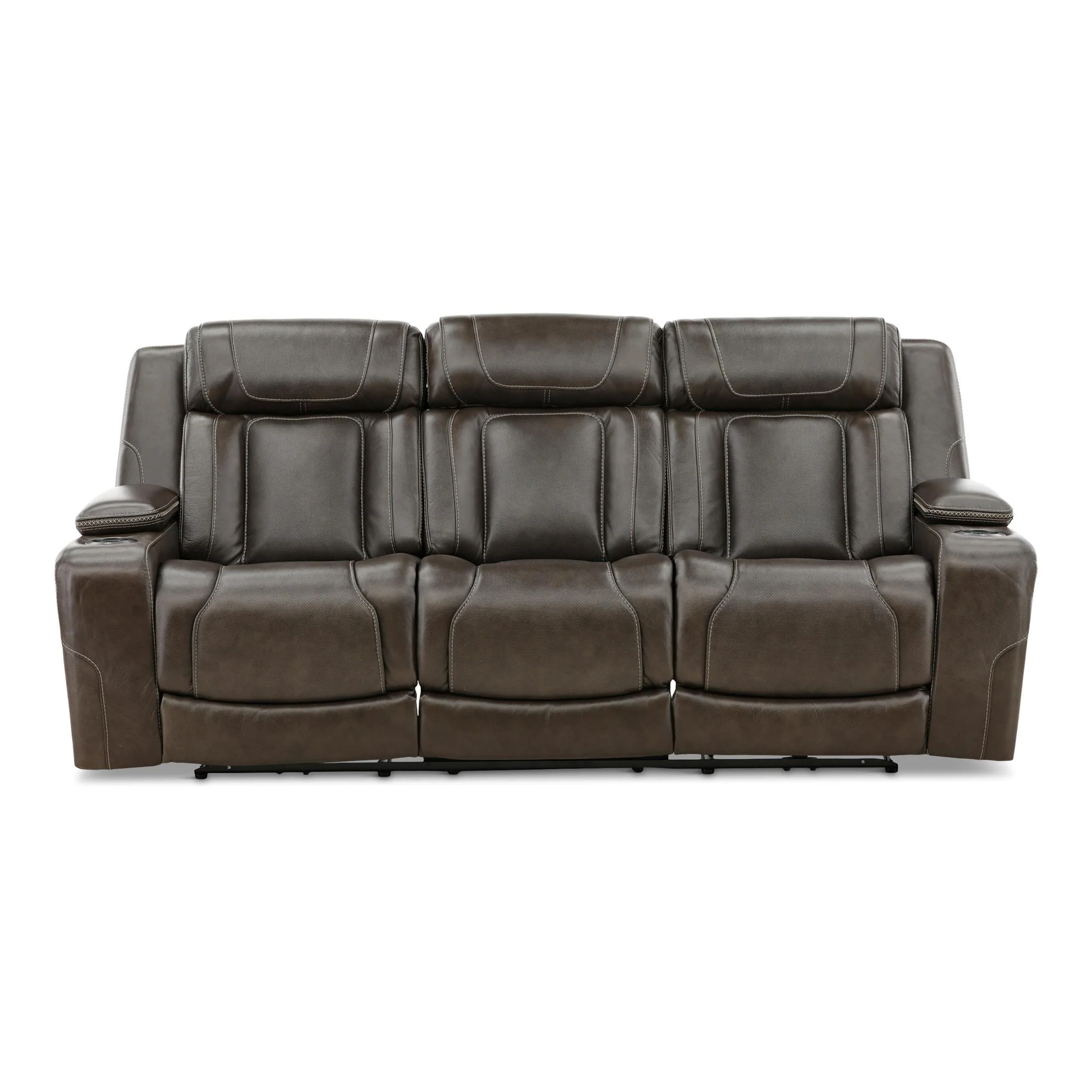 Denver Leather Power Reclining Sofa