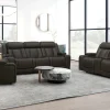 Denver Leather Power Reclining Sofa