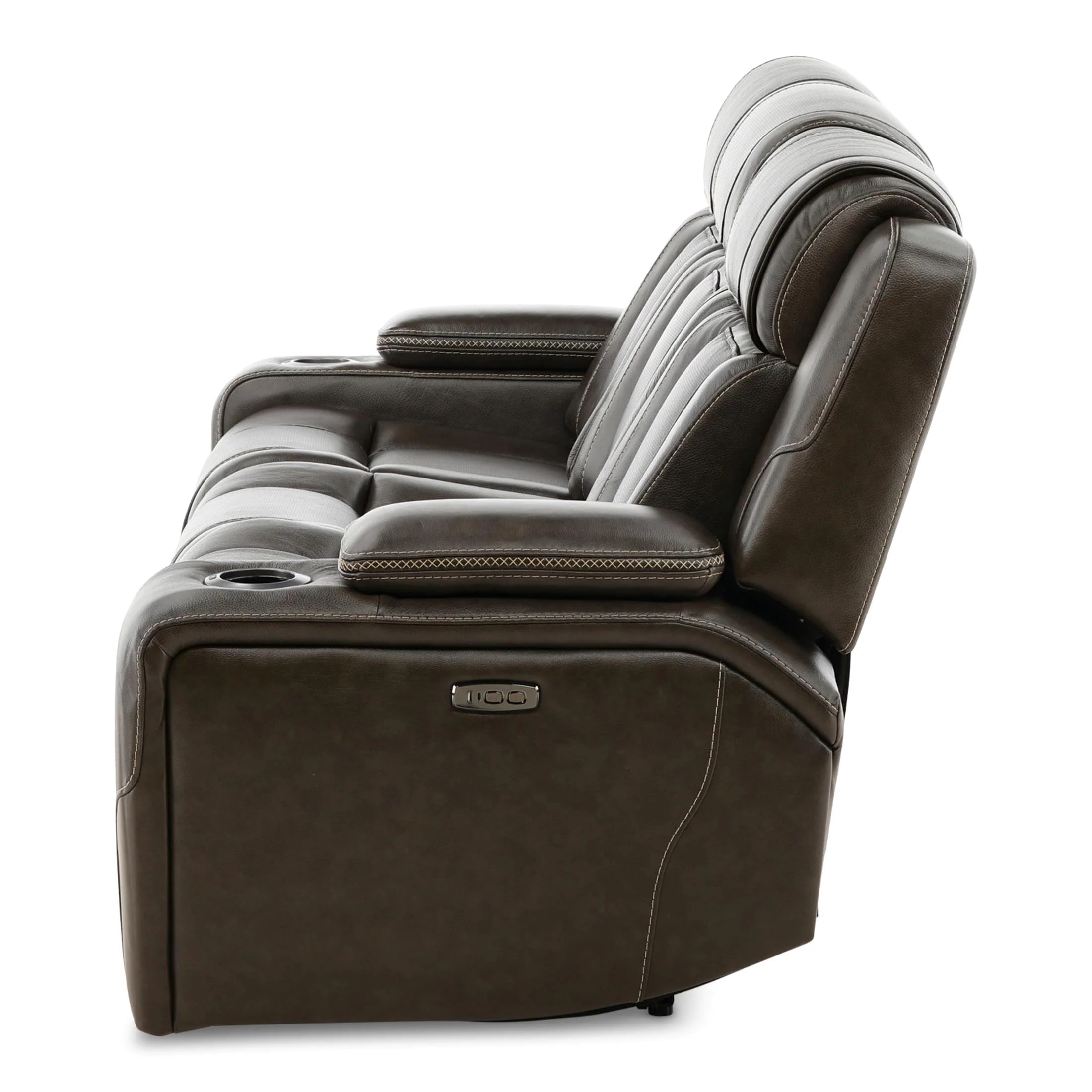 Denver Leather Power Reclining Sofa