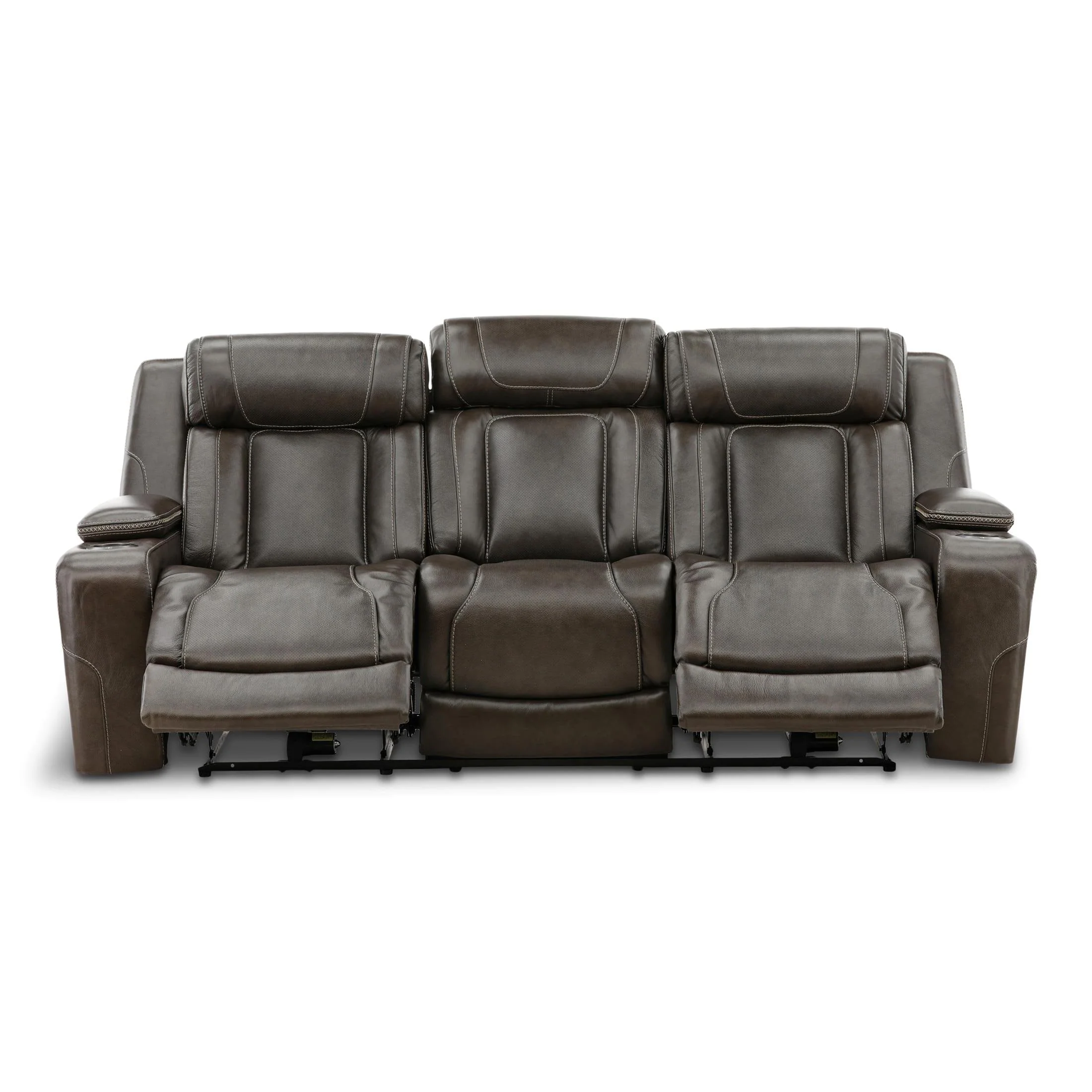 Denver Leather Power Reclining Sofa