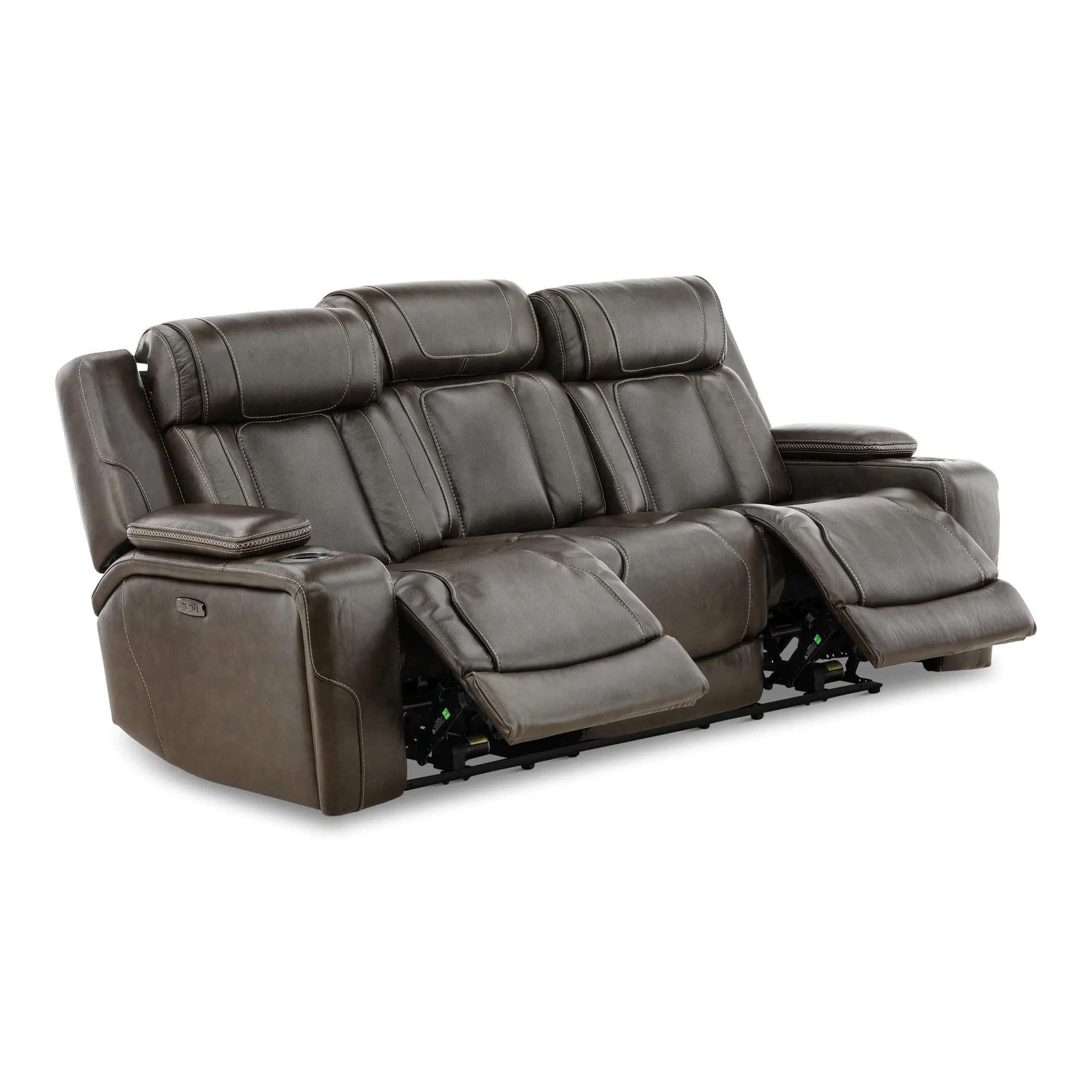 Denver Leather Power Reclining Sofa