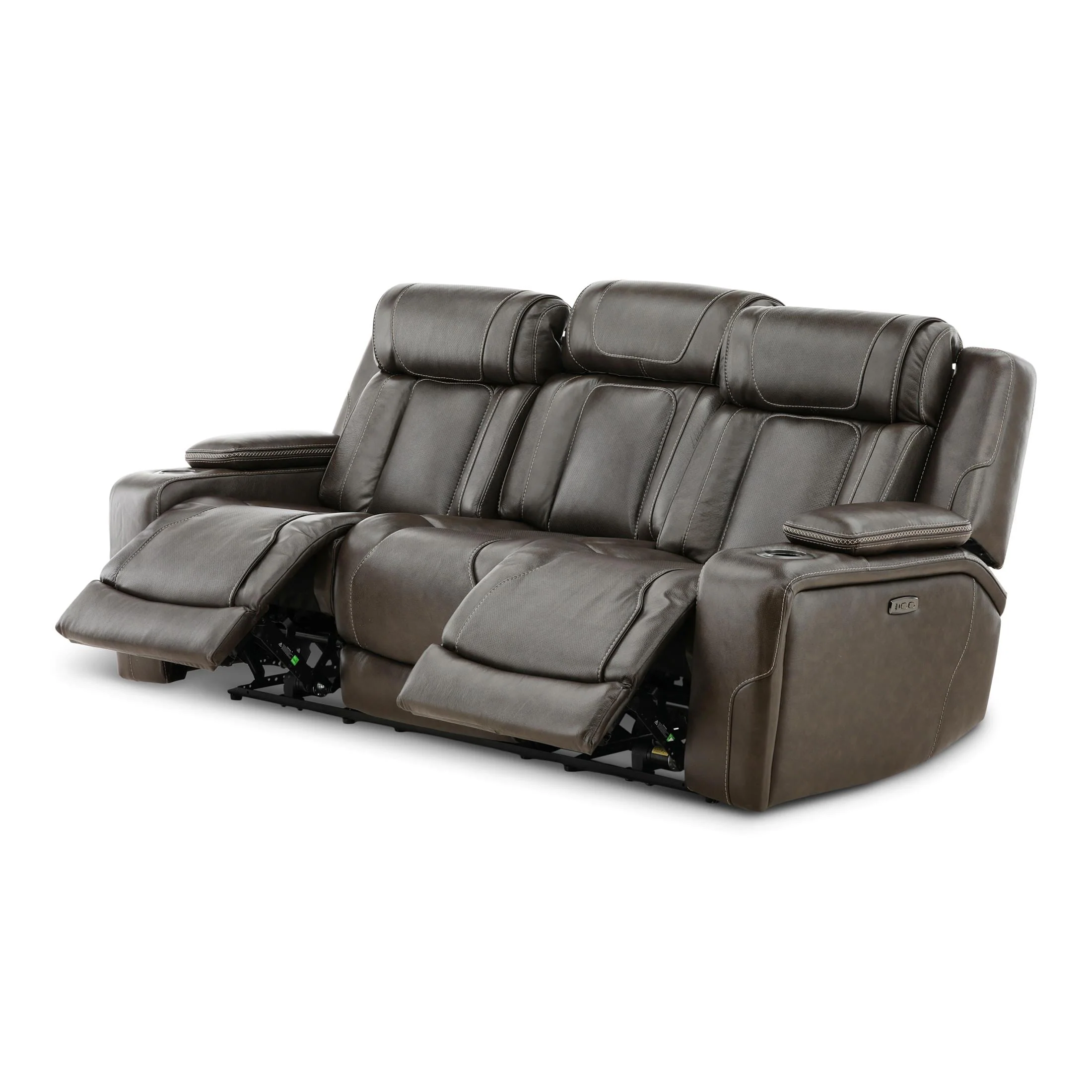 Denver Leather Power Reclining Sofa