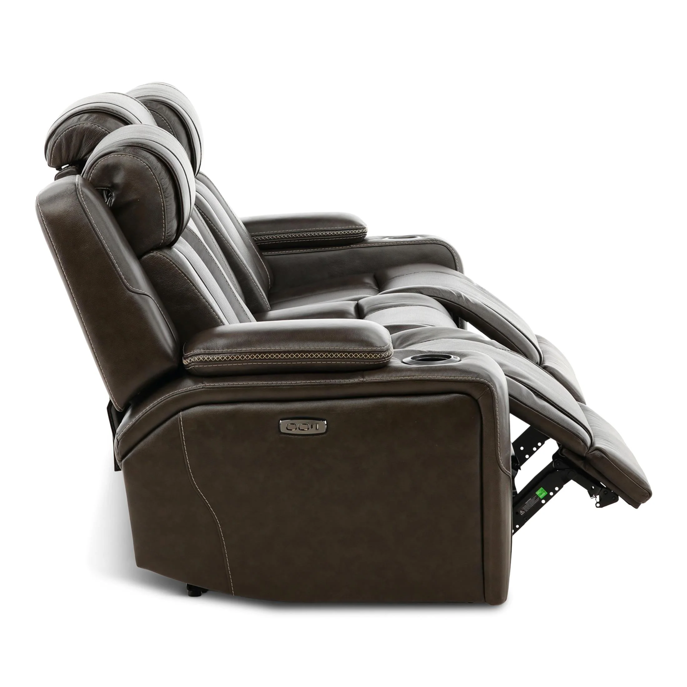 Denver Leather Power Reclining Sofa