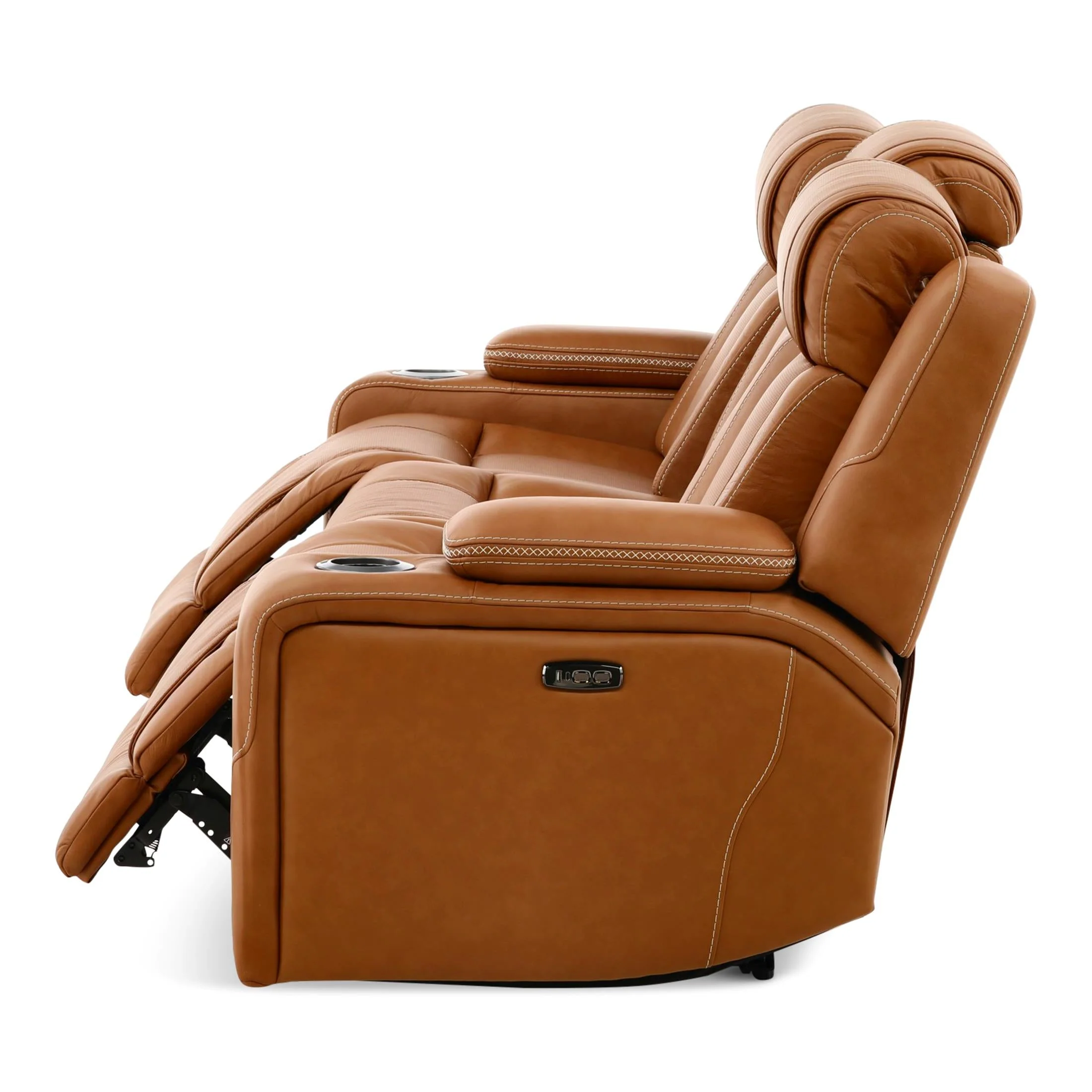 Denver Leather Power Reclining Sofa
