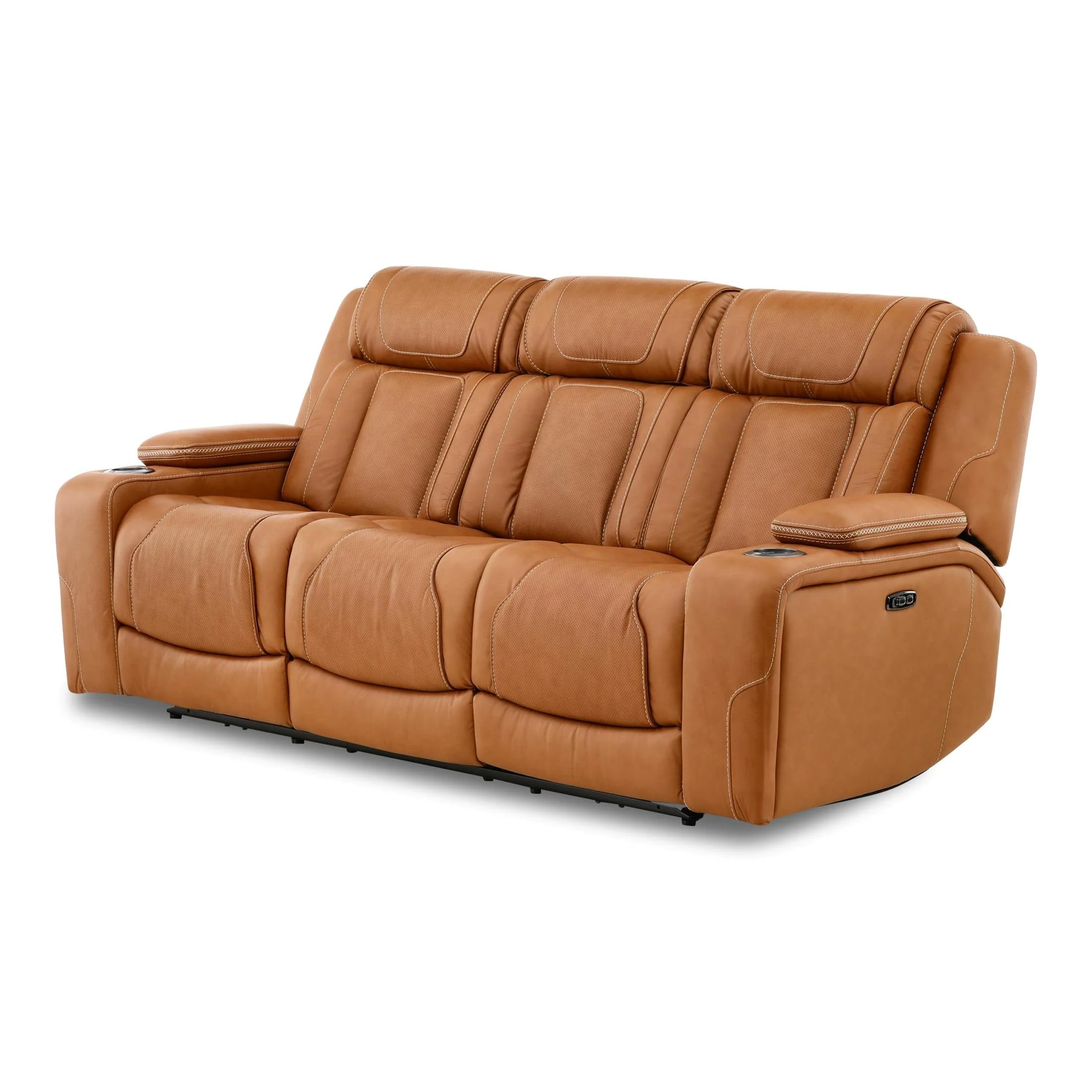 Denver Leather Power Reclining Sofa