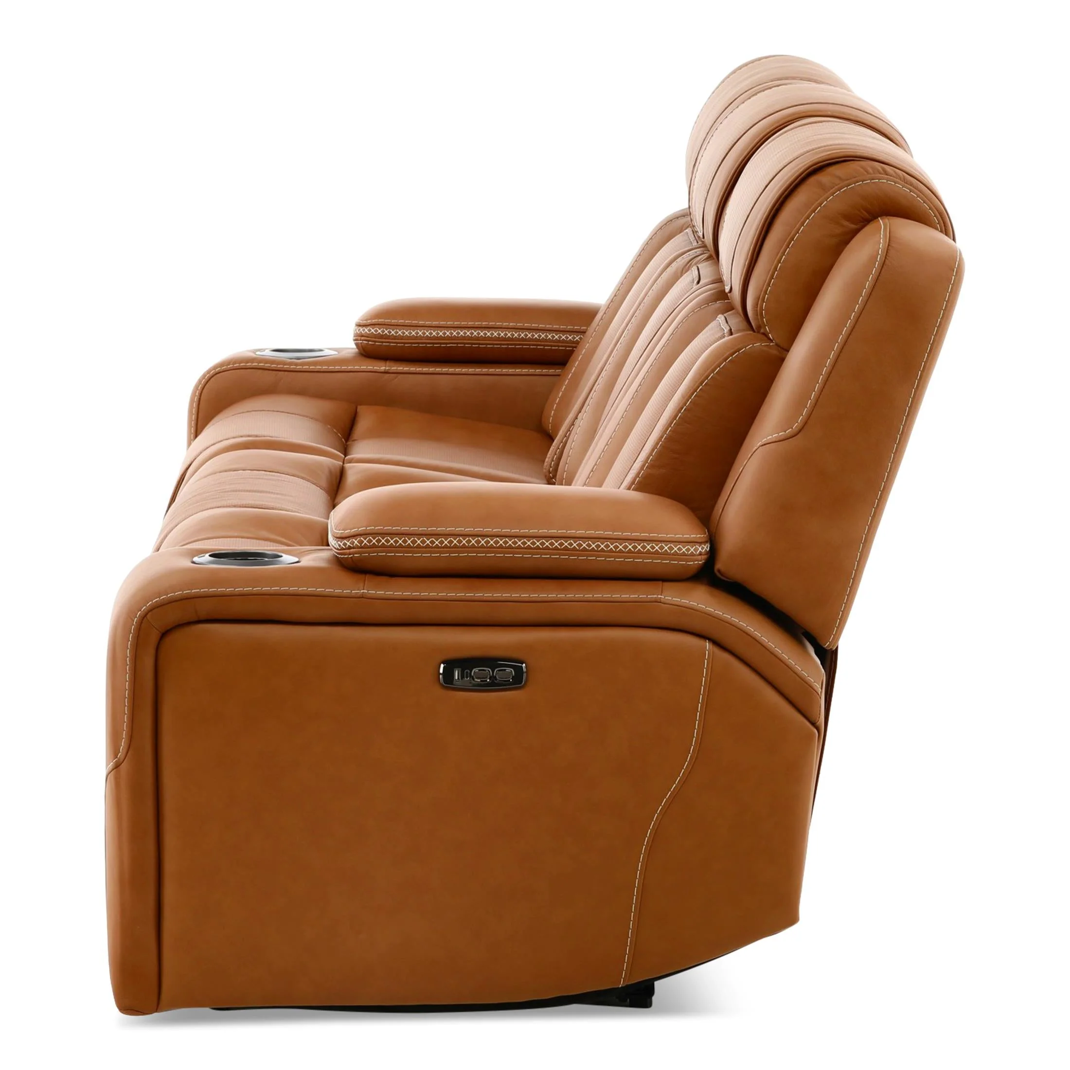 Denver Leather Power Reclining Sofa