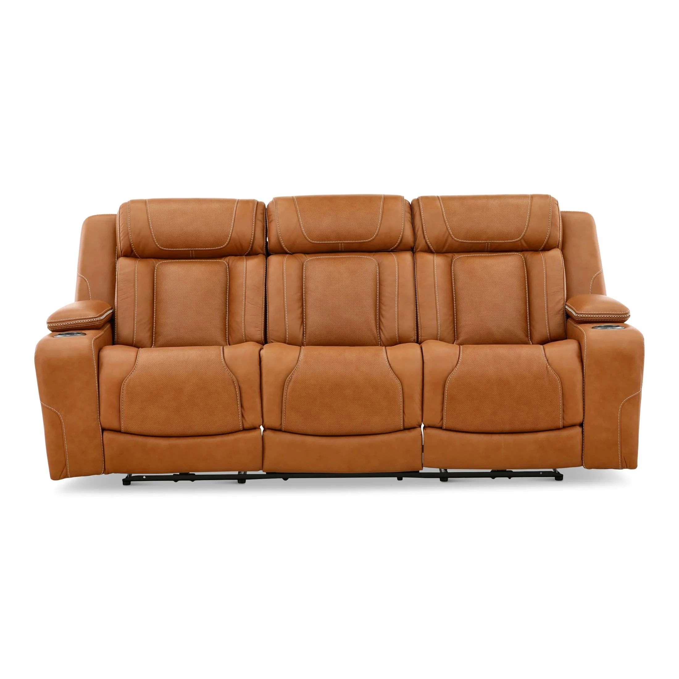 Denver Leather Power Reclining Sofa