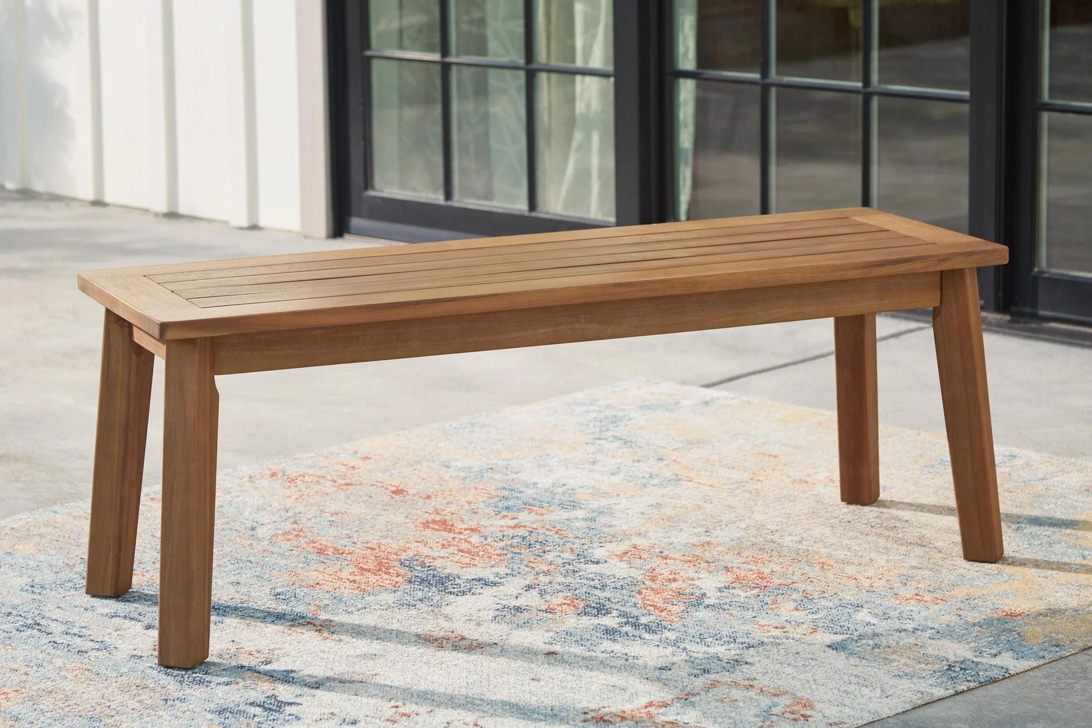Ashley Janiyah Outdoor Patio Dining Bench
