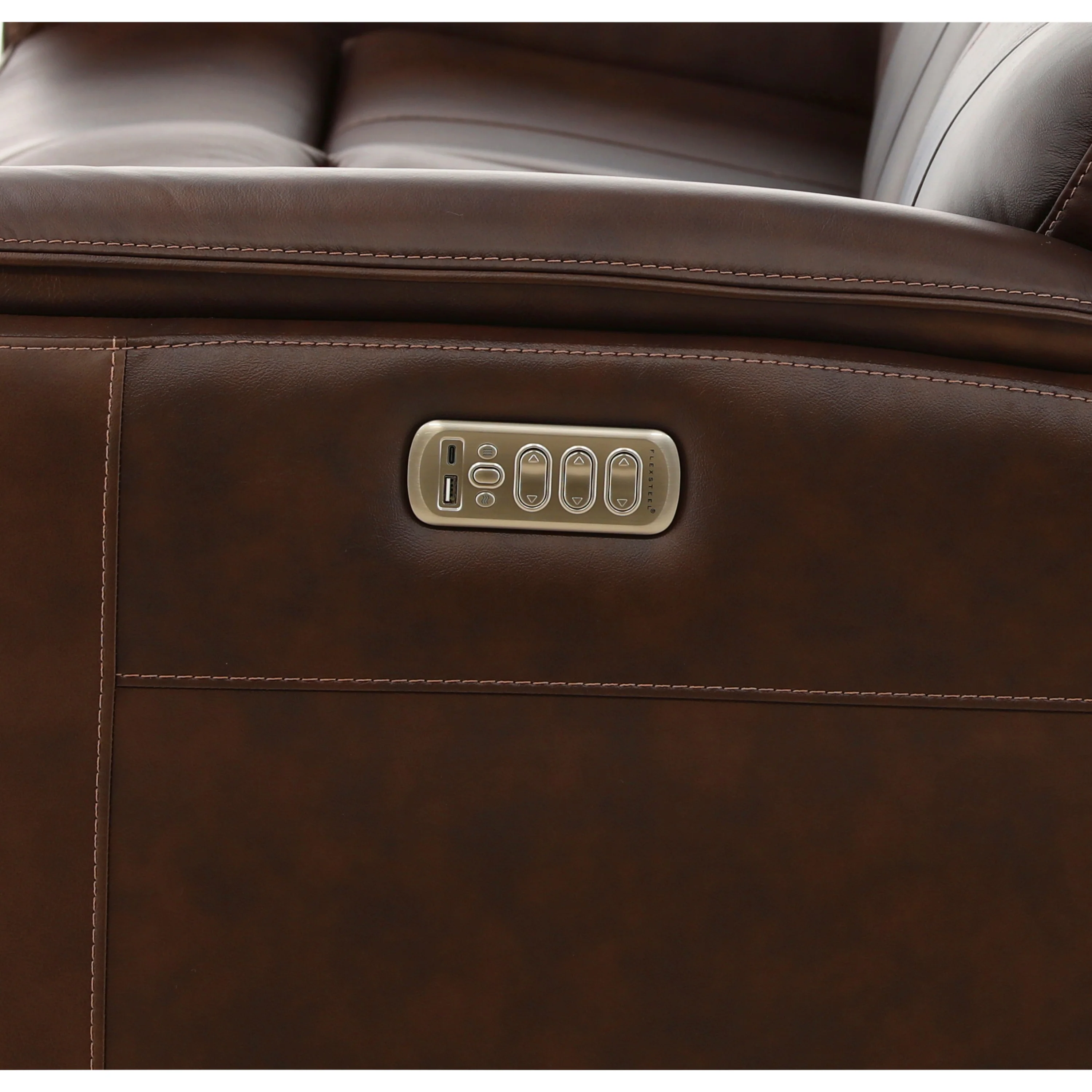 Flexsteel Karson Leather Power Reclining Sofa
