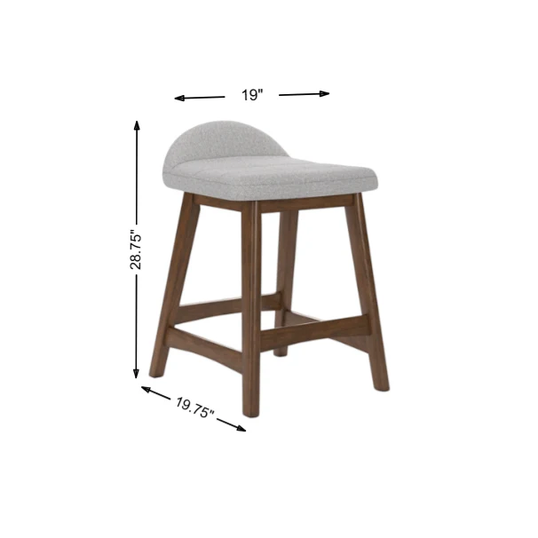 Lyncott Counter Height Bar Stool (Set of 2)