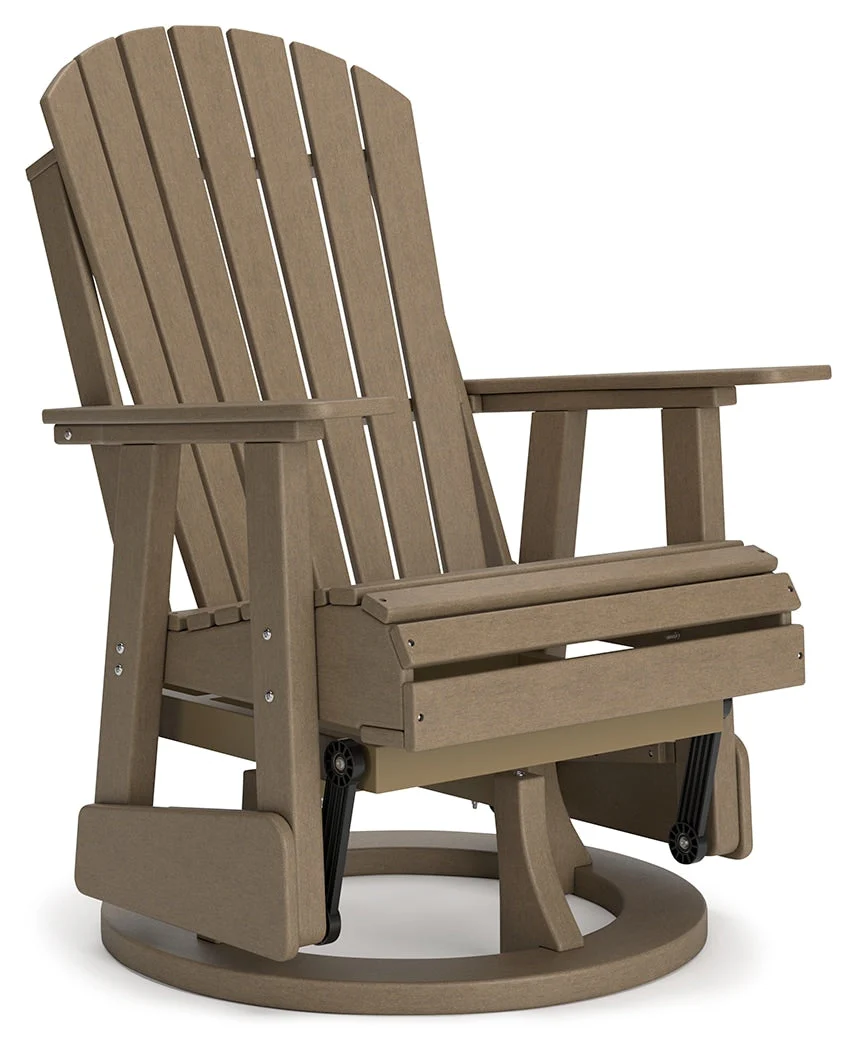 Ashley Hyland Wave Outdoor Patio Swivel Glider Chair