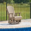 Ashley Hyland Wave Outdoor Patio Swivel Glider Chair