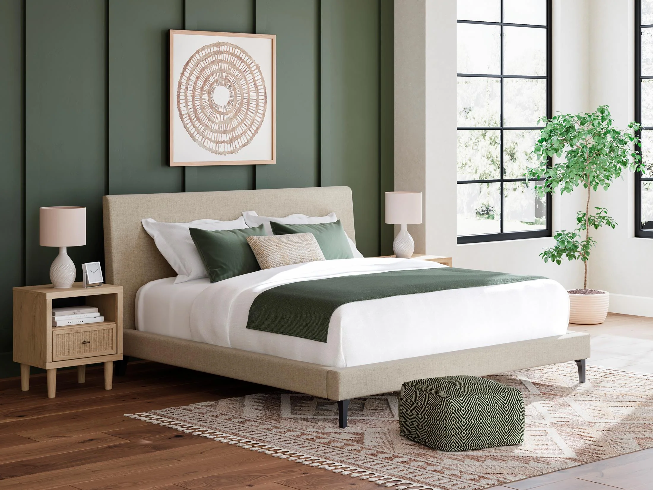 Cielden Upholstered Bed