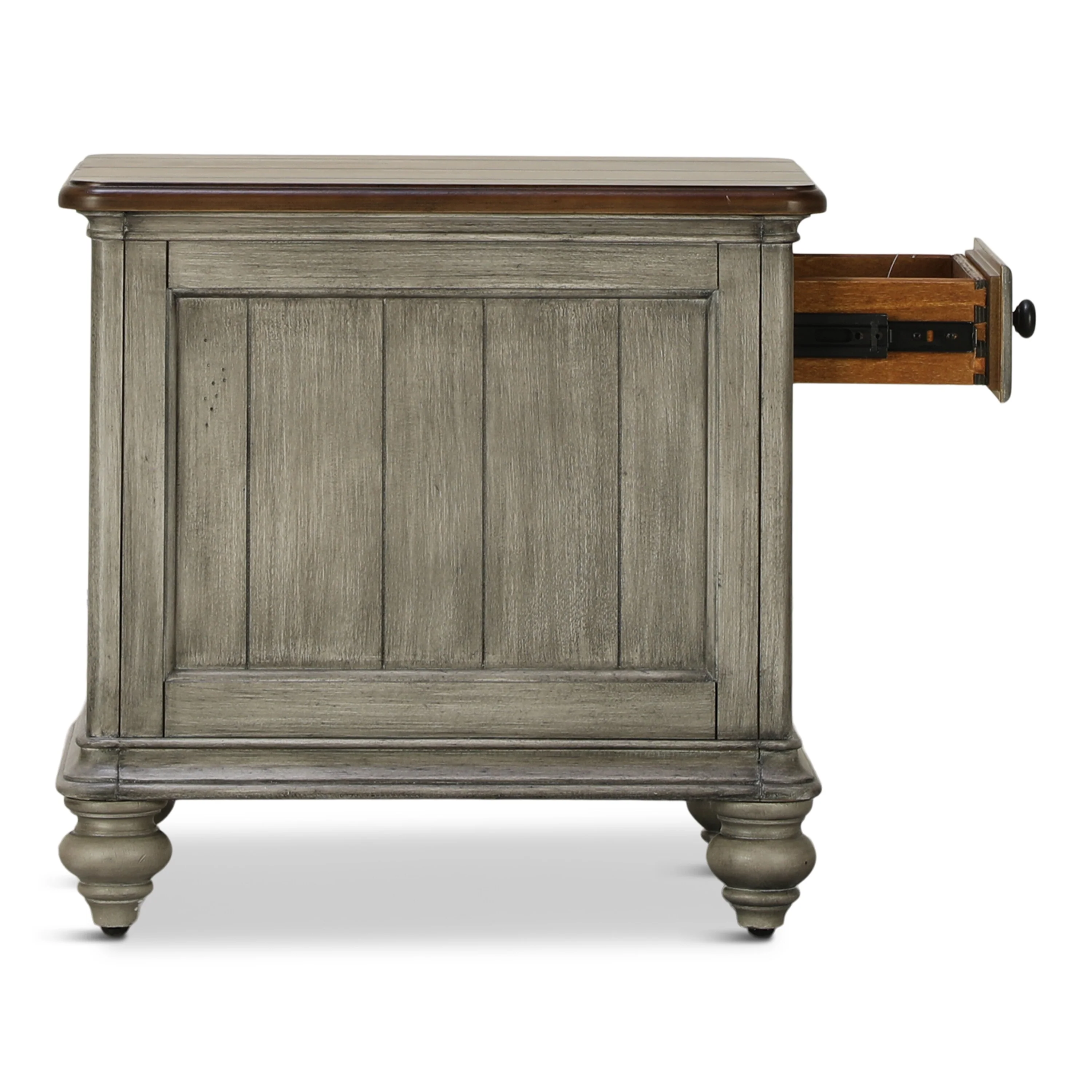 Flexsteel Farmhouse Chairside End Table