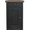 Tyler Creek Chairside End Table with USB Ports and Outlets