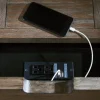 Tyler Creek Chairside End Table with USB Ports and Outlets