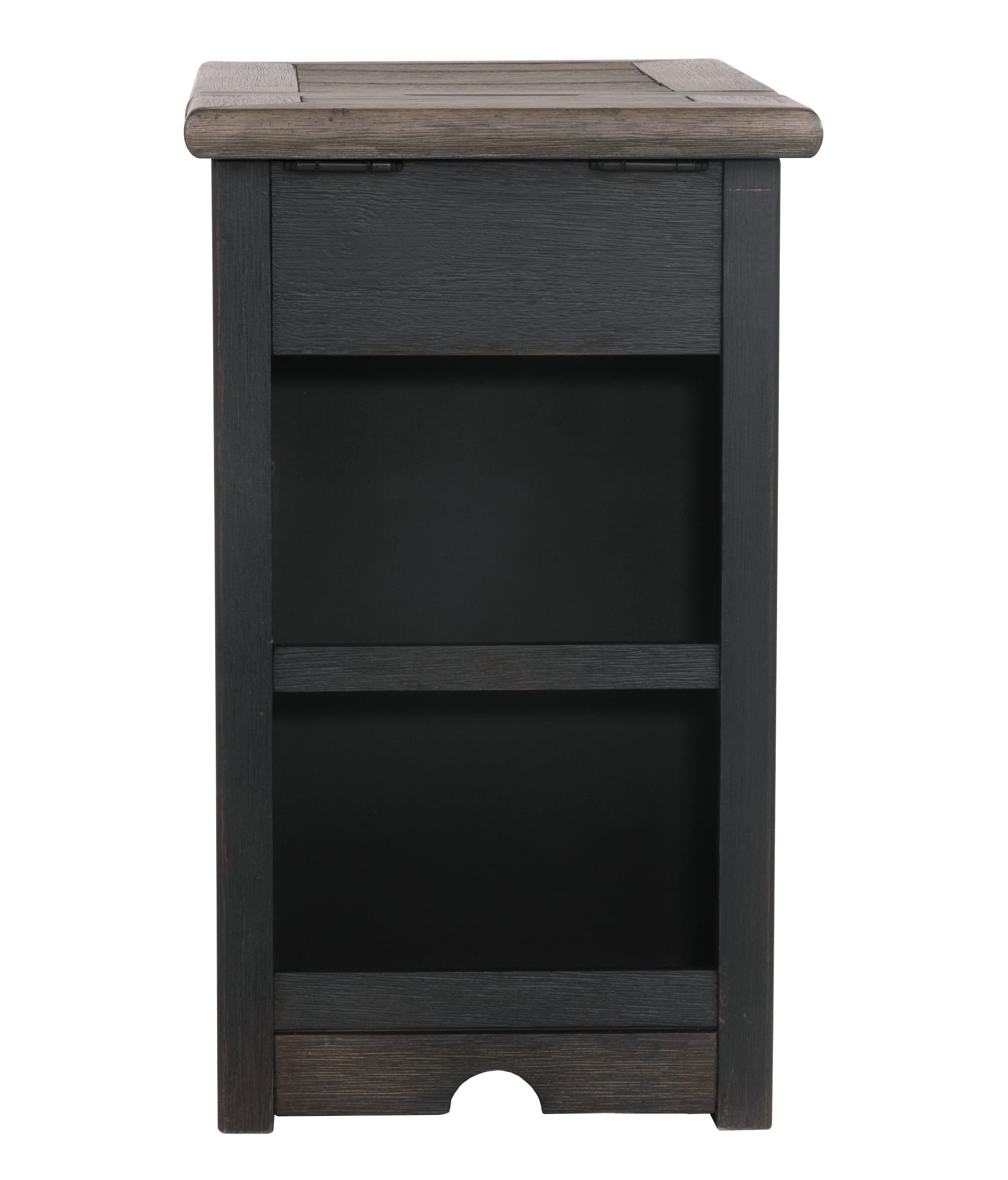 Tyler Creek Chairside End Table with USB Ports and Outlets