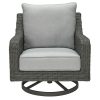 Ashley Elite Park Outdoor Swivel Lounge with Cushion
