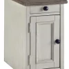 Bolanburg Chairside End Table with USB Ports & Outlets