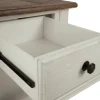 Bolanburg Chairside End Table with USB Ports & Outlets