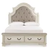 Realyn Upholstered Panel Storage Bed