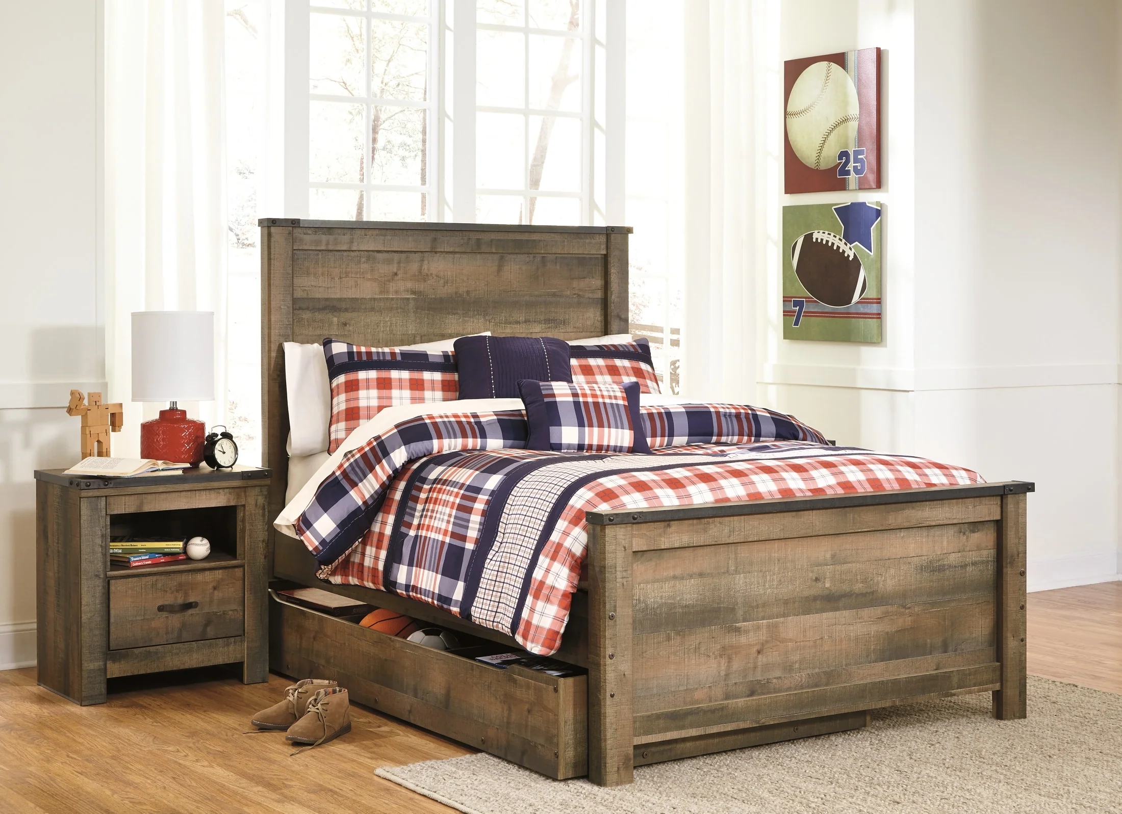 Trinell 1-Drawer Nightstand