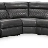 Samperstone 6-Piece Power Reclining Modular Sectional