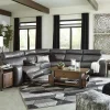 Samperstone 6-Piece Power Reclining Modular Sectional