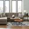 Mahoney 2-Piece Chocolate Sleeper Sectional with Chaise