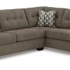 Mahoney 2-Piece Chocolate Sleeper Sectional with Chaise