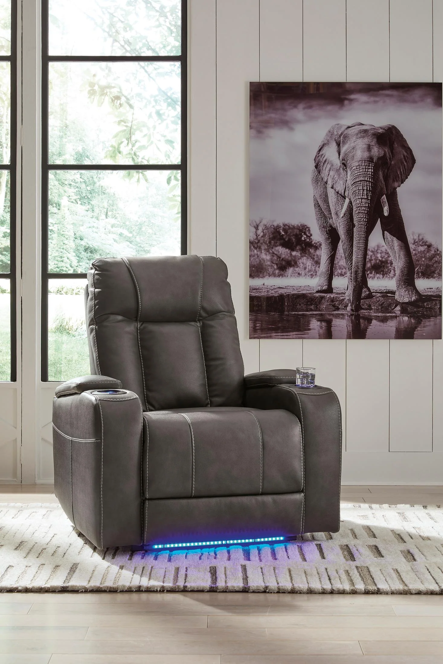 Ashley Feazada Dual Power Recliner