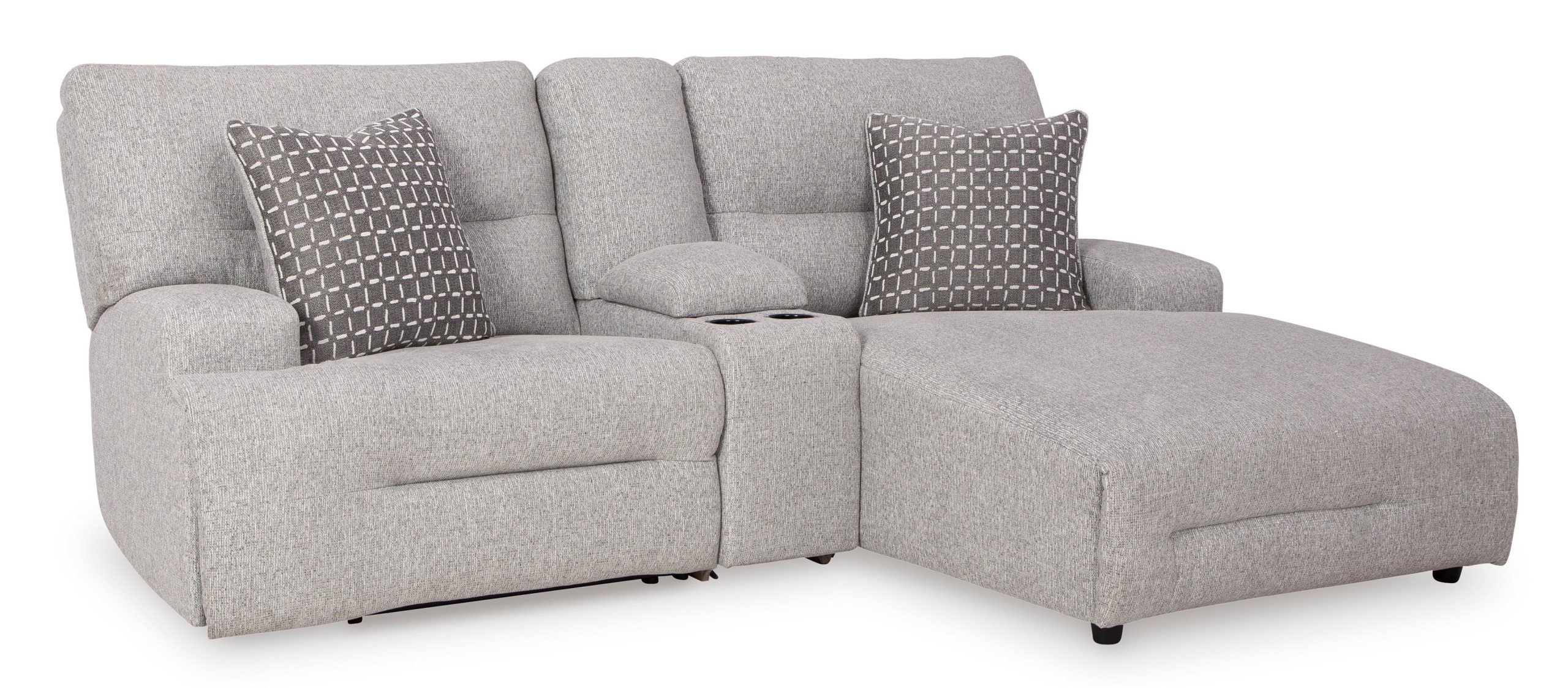 Acklen Place Right Facing 3-Piece Power Reclining Sectional Sofa with Chaise