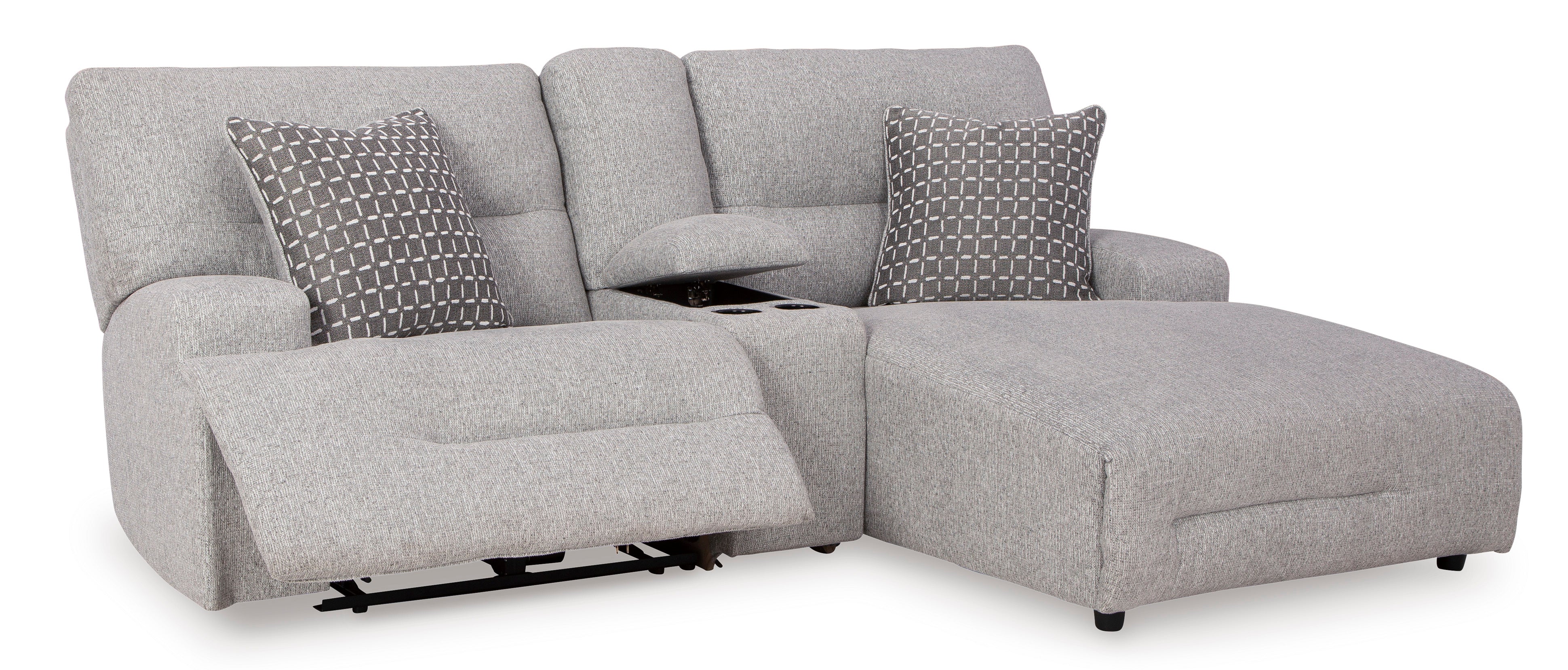 Acklen Place Right Facing 3-Piece Power Reclining Sectional Sofa with Chaise