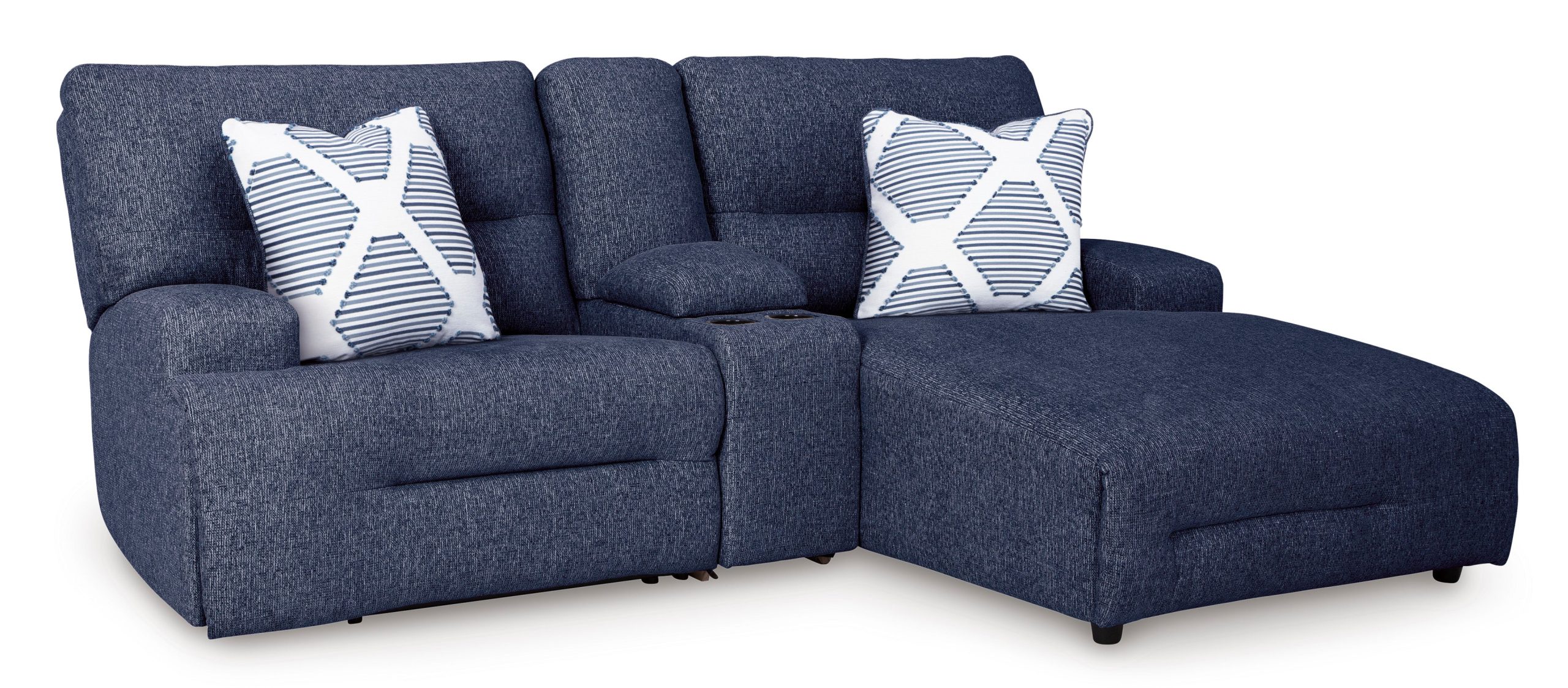 Acklen Place Right Facing 3-Piece Power Reclining Sectional Sofa with Chaise