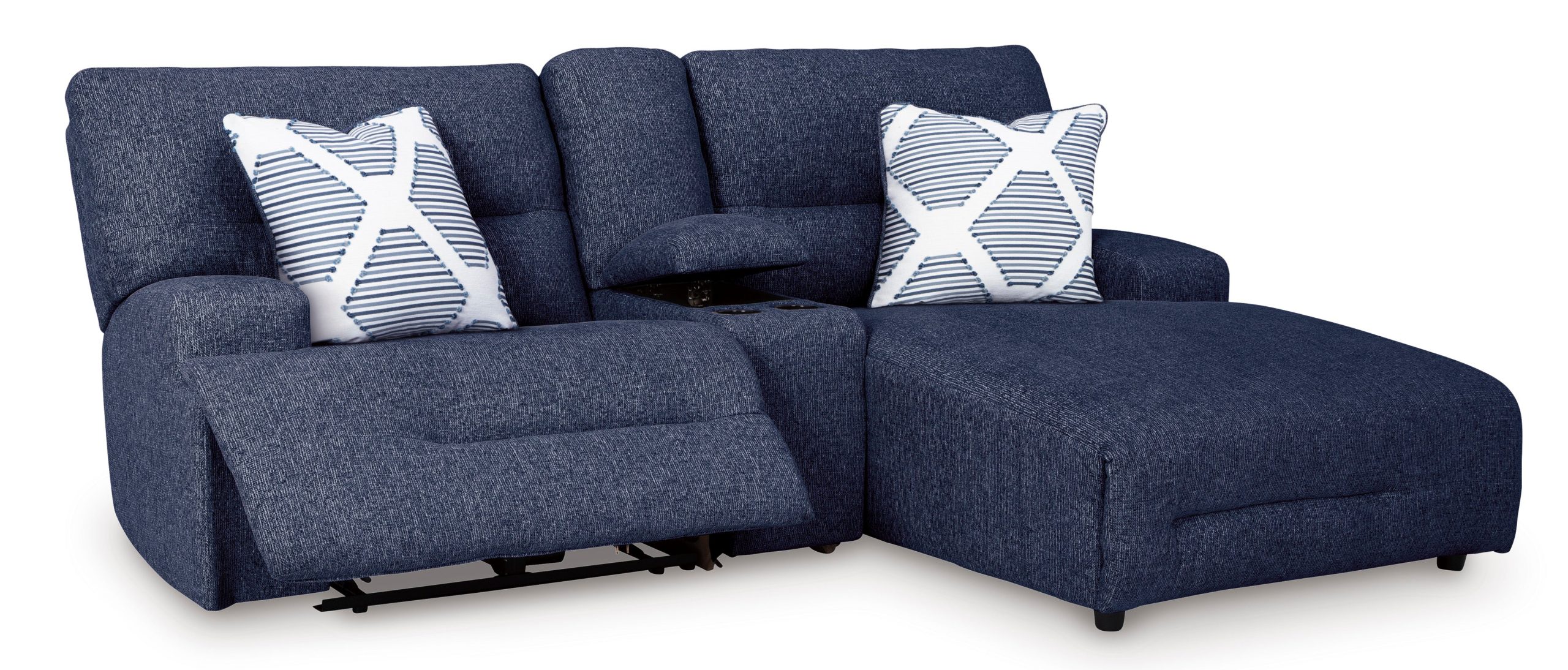 Acklen Place Right Facing 3-Piece Power Reclining Sectional Sofa with Chaise