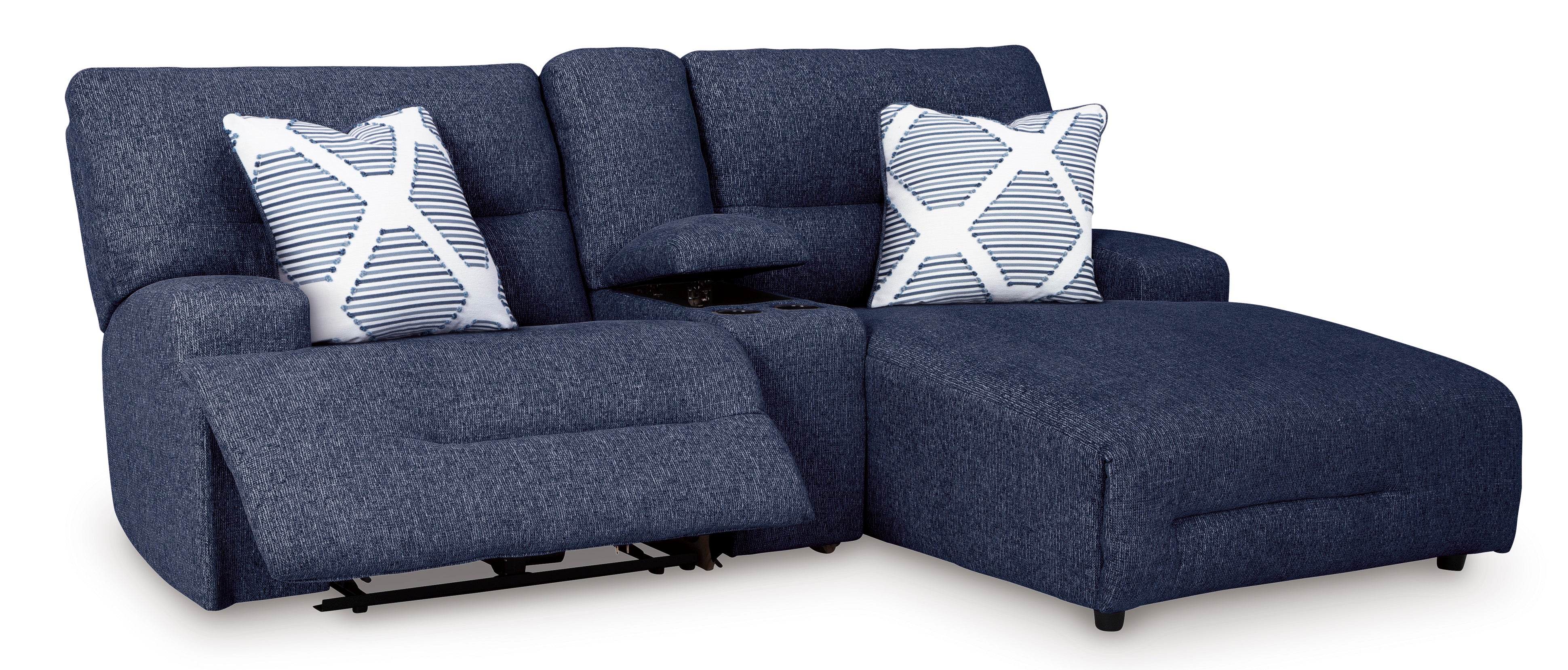 Acklen Place Right Facing 3-Piece Power Reclining Sectional Sofa with Chaise