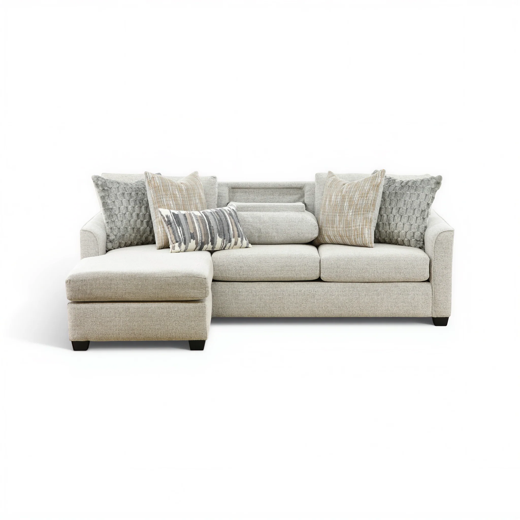 Forte Sofa Chaise with Drop-Down Table