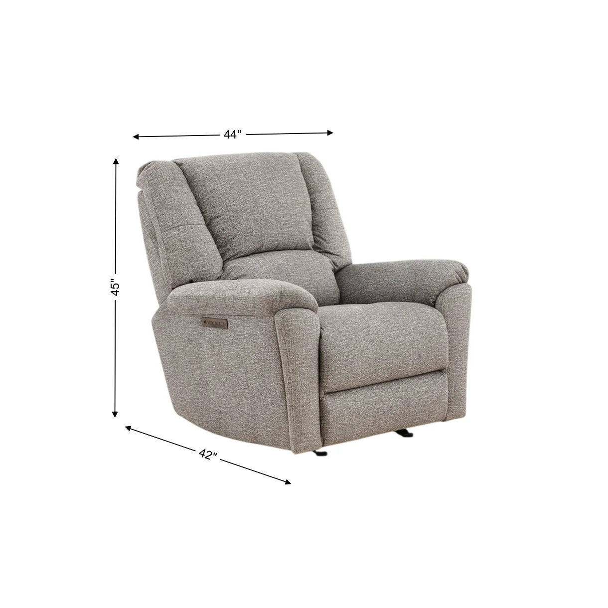 Flexsteel Plush Perfect Match Power Gliding Recliner