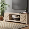 Cayboni Large TV Stand with Fireplace Option