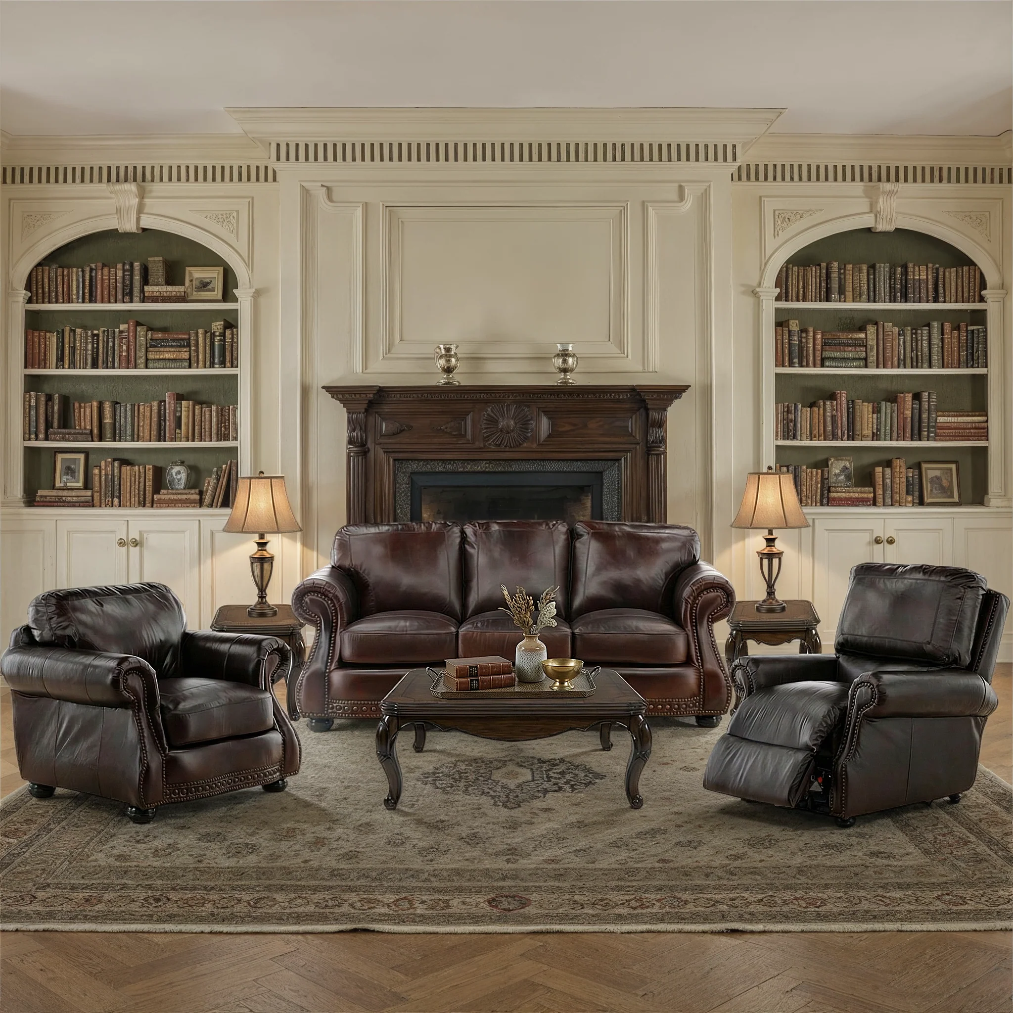 Leonard Leather Power Recliner