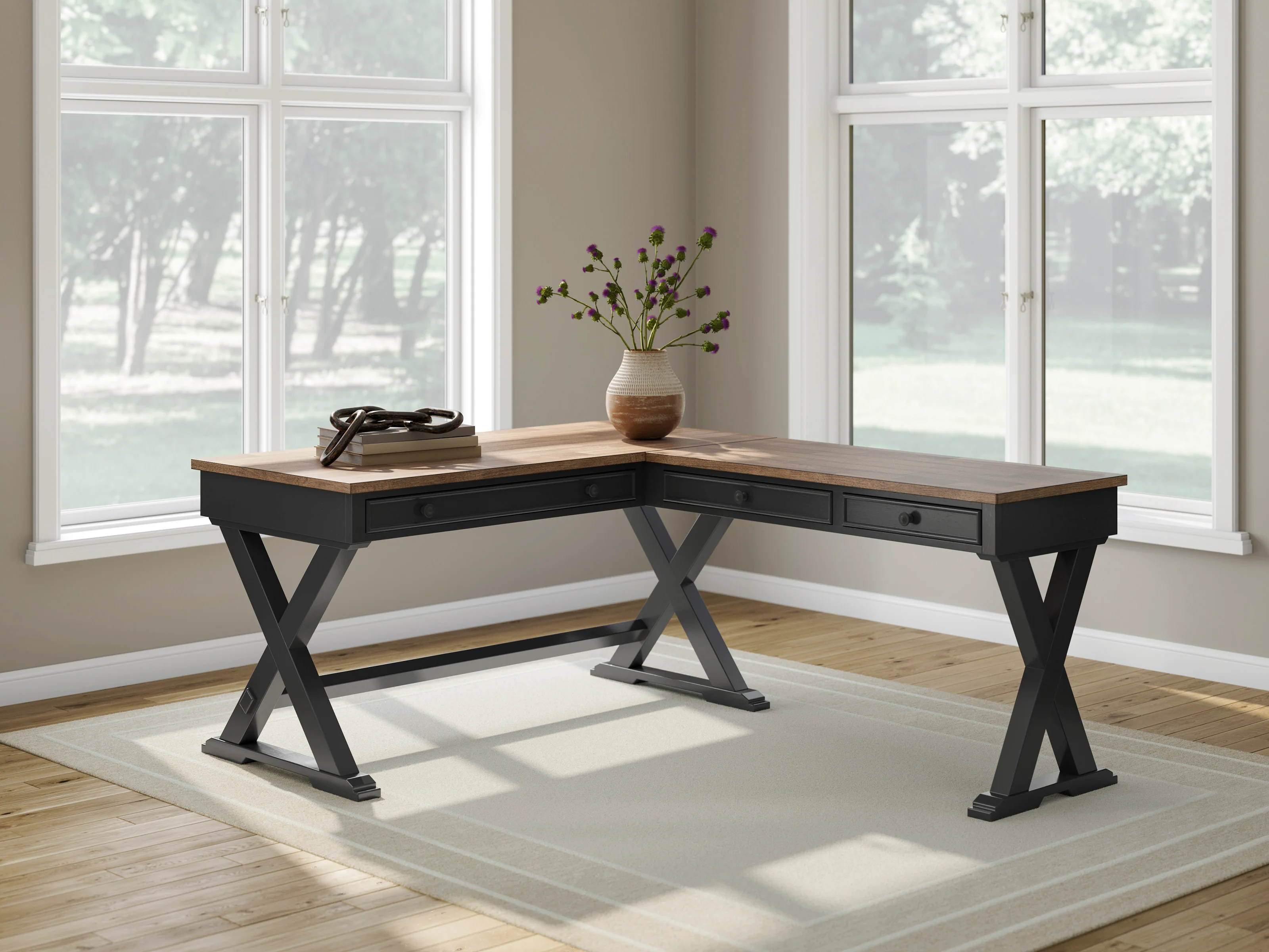 Wildenauer Home Office L-Shaped Desk