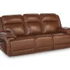 Healy Pier Leather Power Reclining Sofa