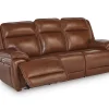 Healy Pier Leather Power Reclining Sofa