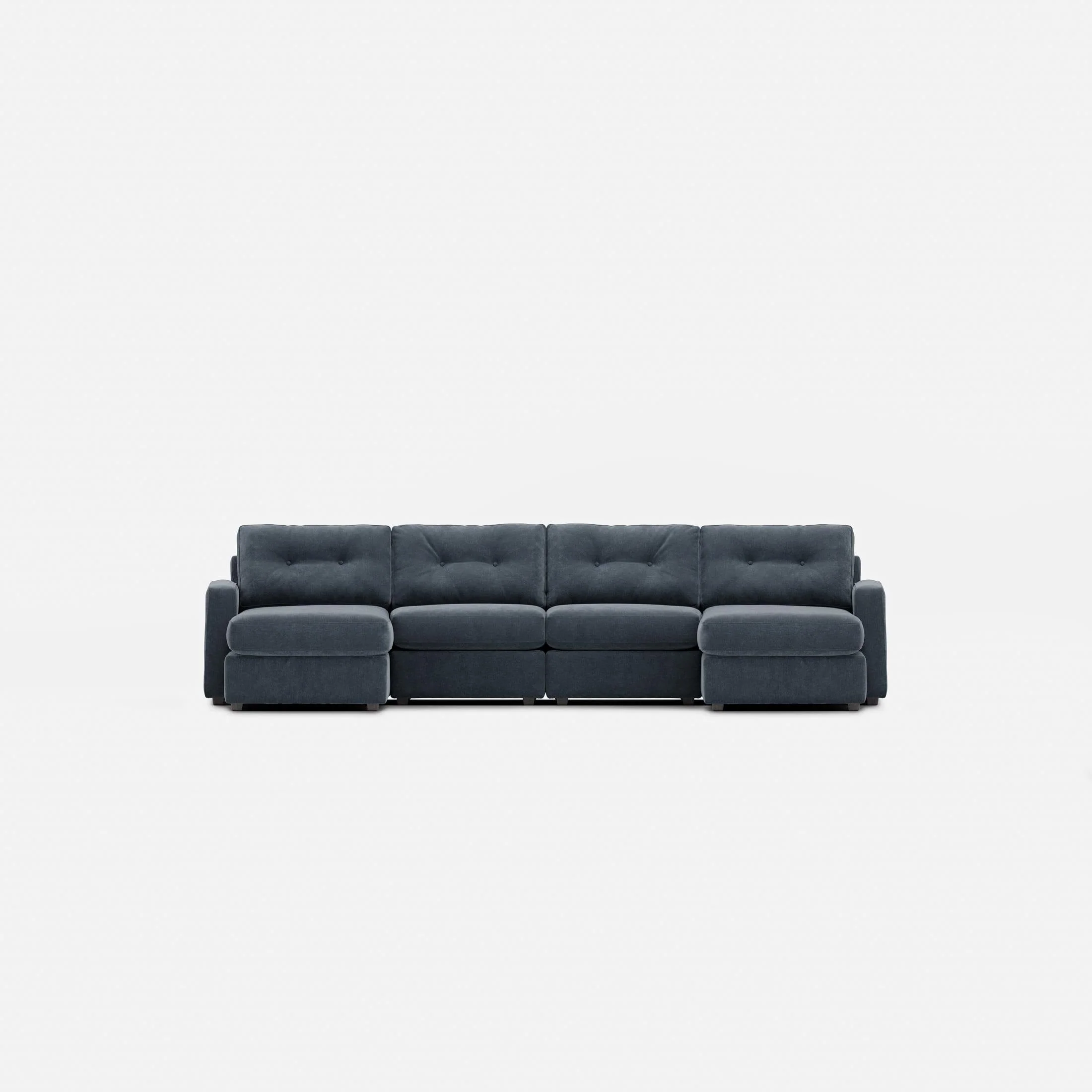 Modular One 4-Piece Sectional with Dual Chaise