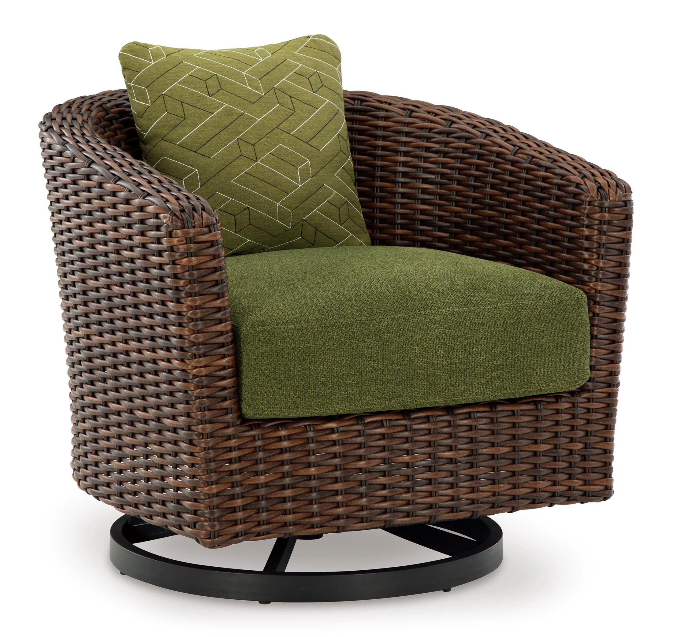 Ashley Horizon Hall Outdoor Patio Swivel Lounge Chair